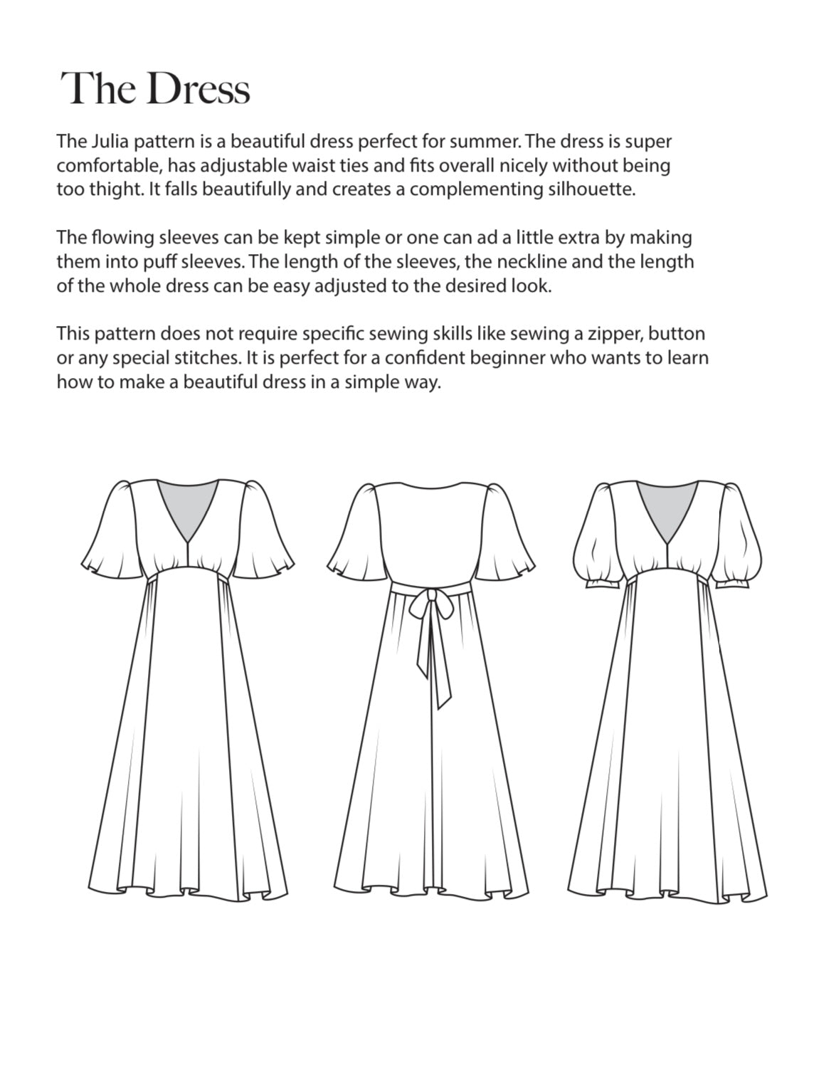Julia Dress sewingamore Julia Dress sewingamore