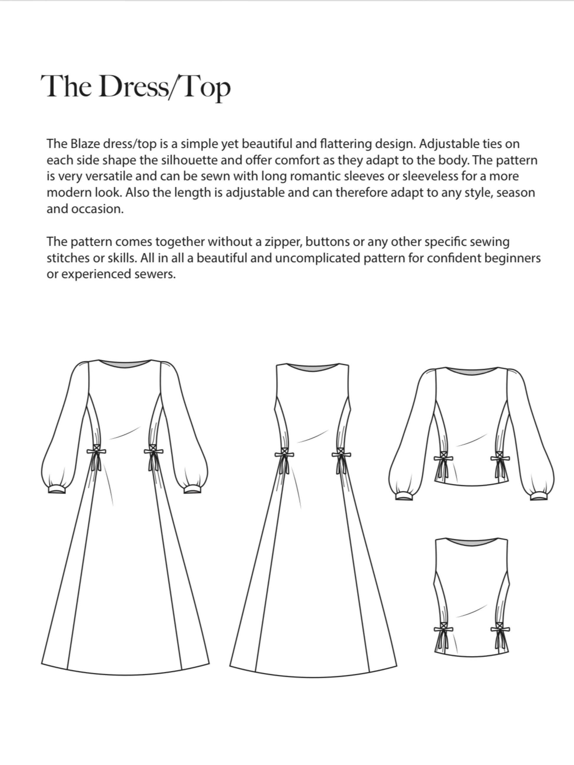 Blaze Dress/Blouse sewingamore Blaze Dress/Blouse sewingamore